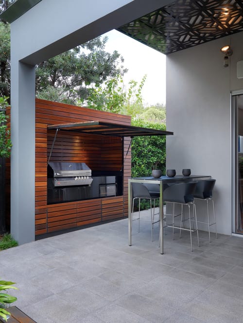 Modern sales bbq island