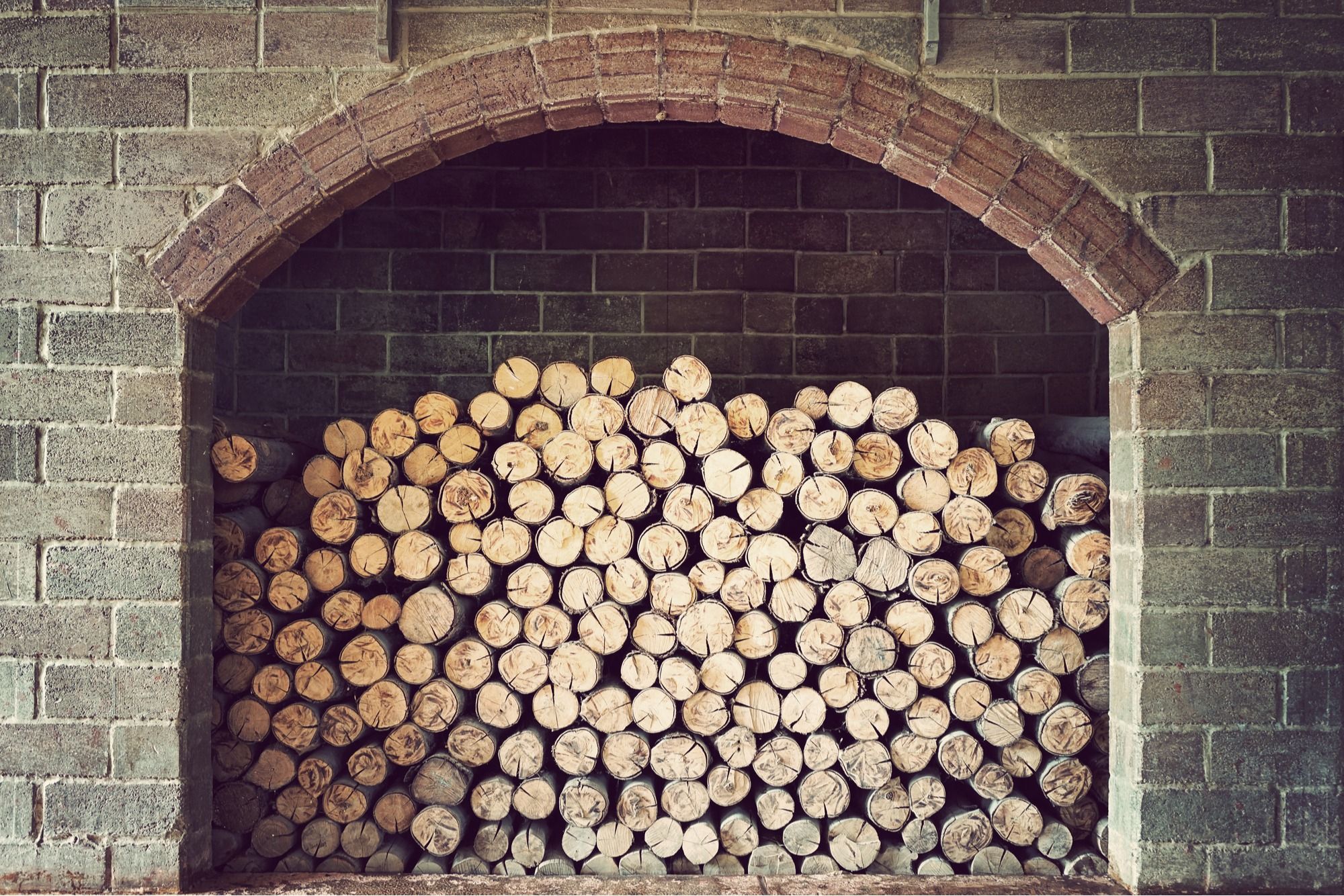 Brick online firewood storage