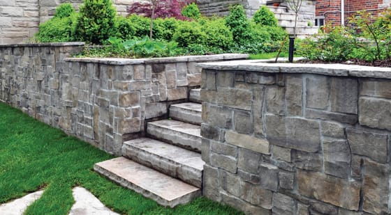 home entry retaining wall 