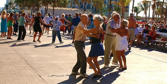 Senior Living Outdoor Activities: Dancing