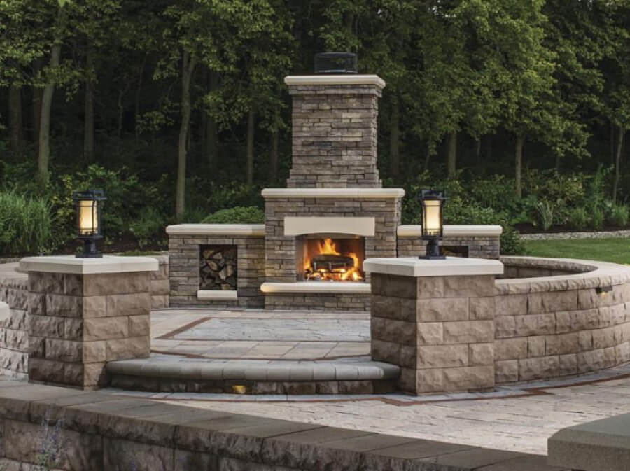 45 Beautiful Outdoor Fireplace Ideas, Stone Fireplace Ideas Outdoor