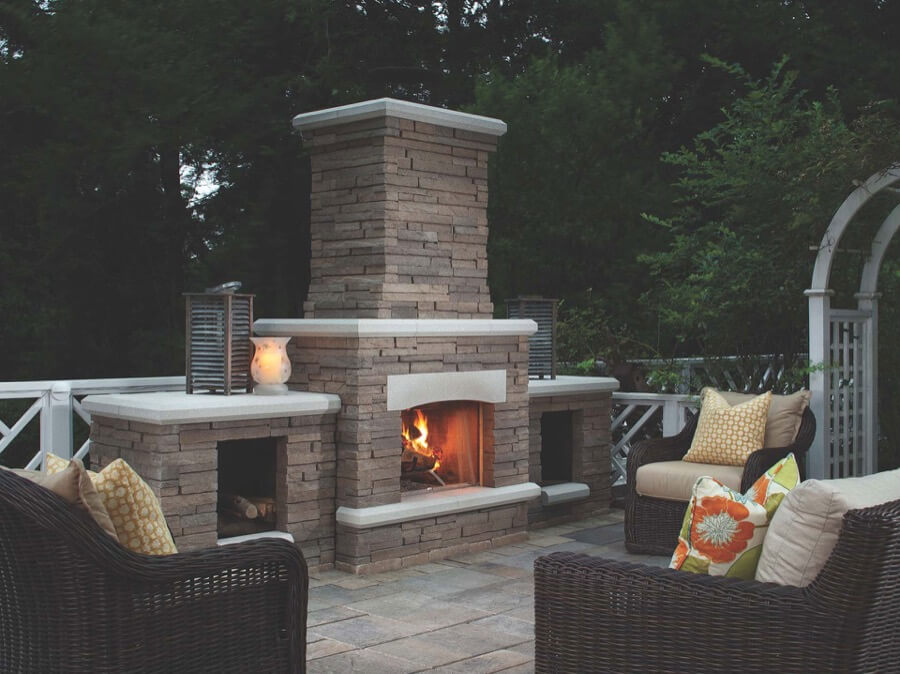 45 Beautiful Outdoor Fireplace Ideas, Outdoor Faux Fireplace Ideas