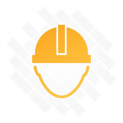 Head with hardhat illustration