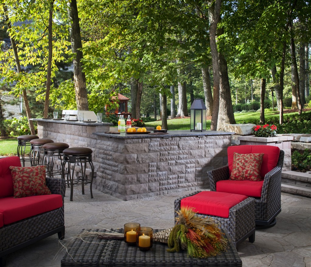 pavers cost belgard kitchen