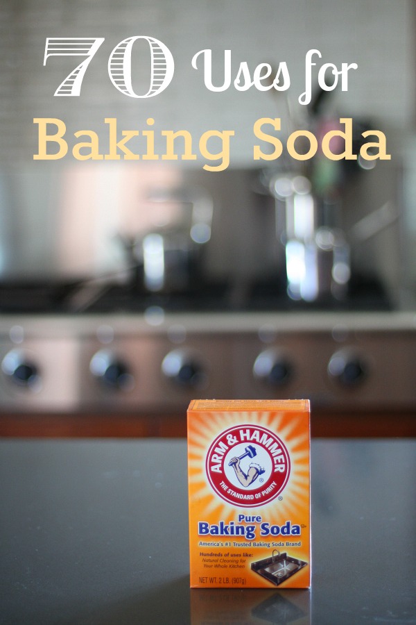 Ways to use baking soda for cleaning & the garden