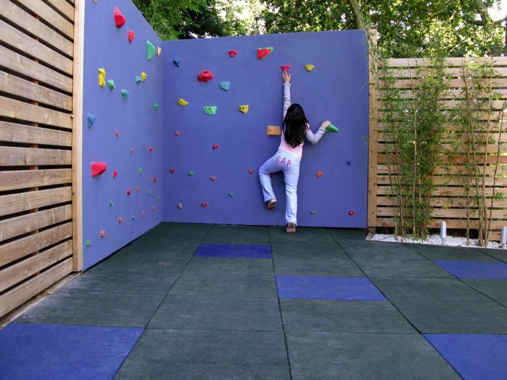 How to Create Unique Play Area for Kids: Climbing Wall