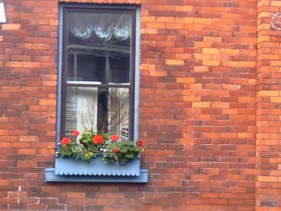 Brick Wall with Window Box