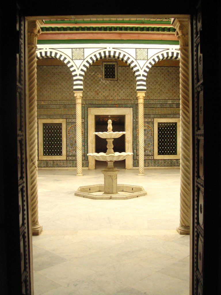 View of Courtyard with Fountain