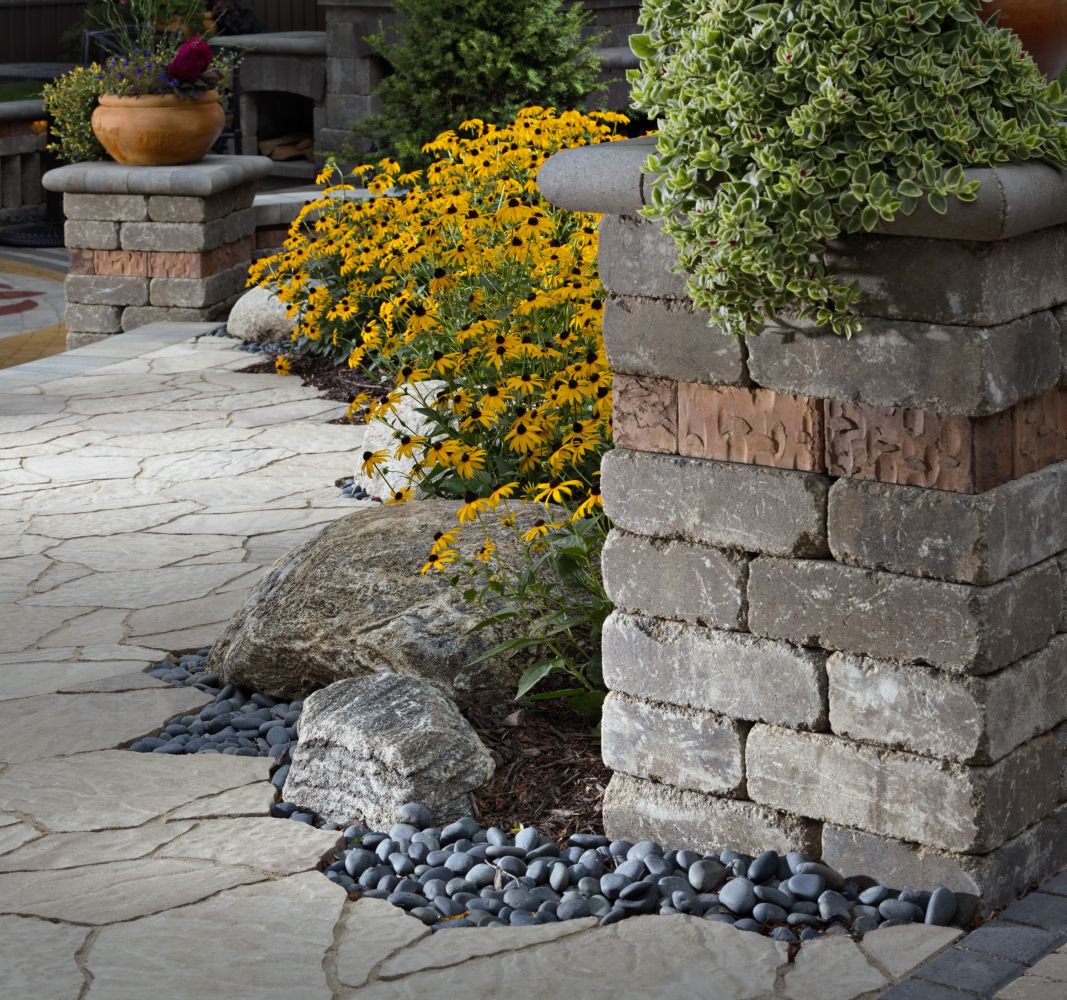 Add quick color with containers.