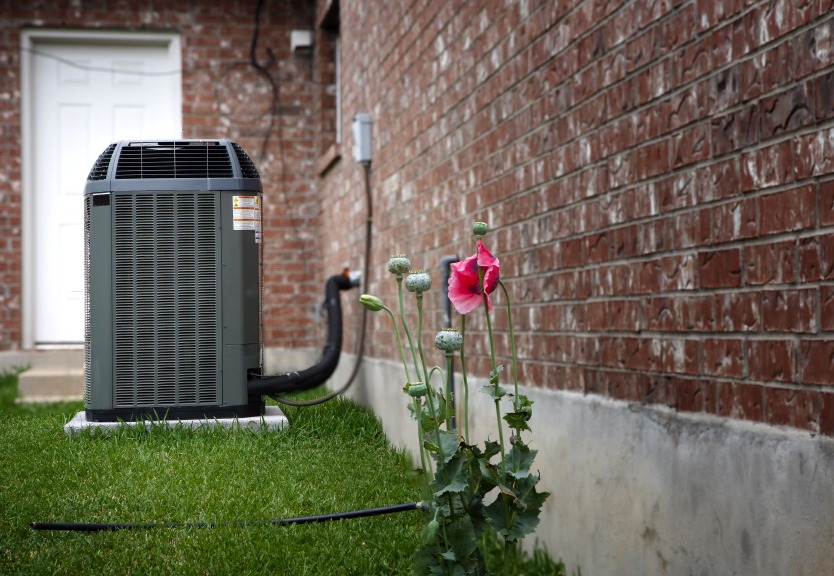 how to hide air conditioner unit or trash cans