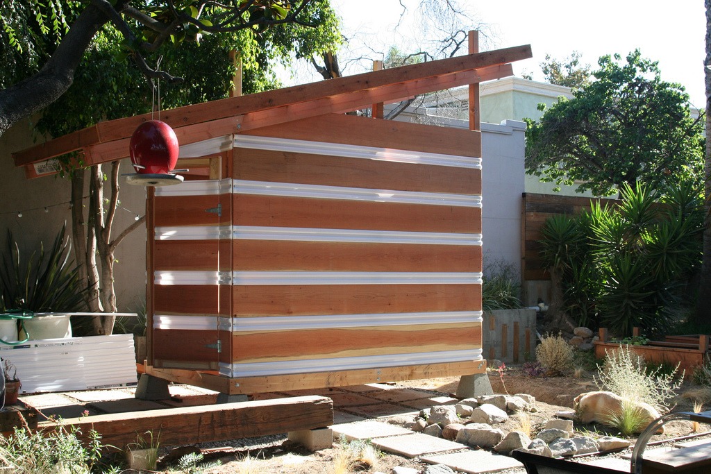 modern garden shed