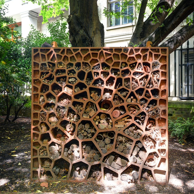 Geometric insect hotel