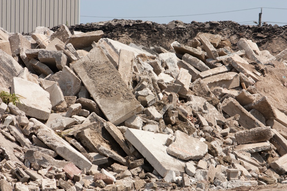 how concrete is recycled