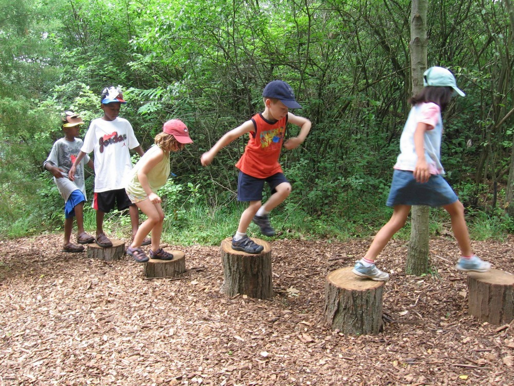 how to build a natural playscape