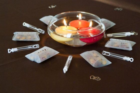 Centerpiece with Party Favors
