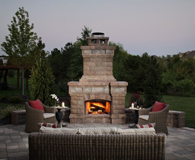 Patio Fireplace