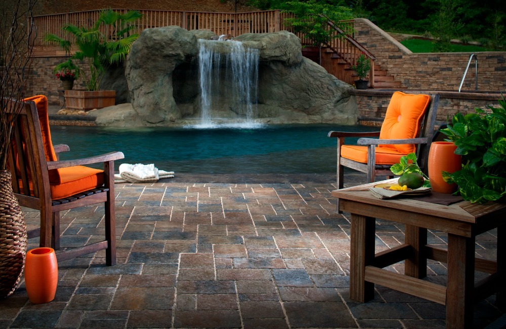Resort style water feature ideas