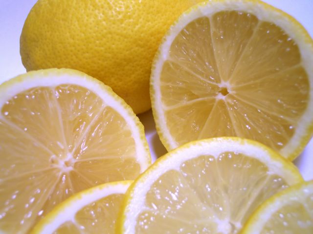 Sliced Lemons