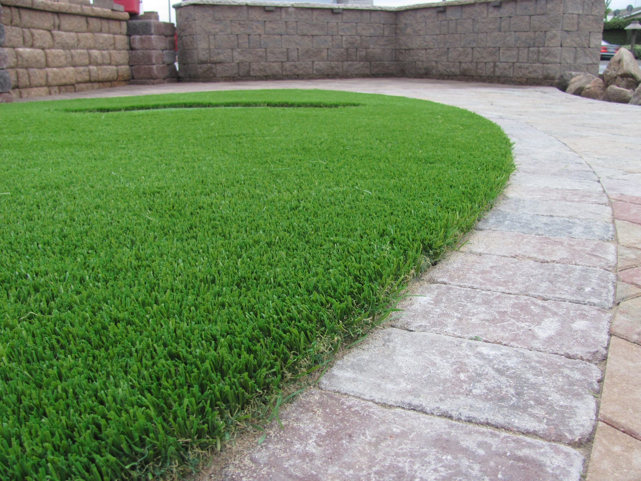 manufactured grass lawn