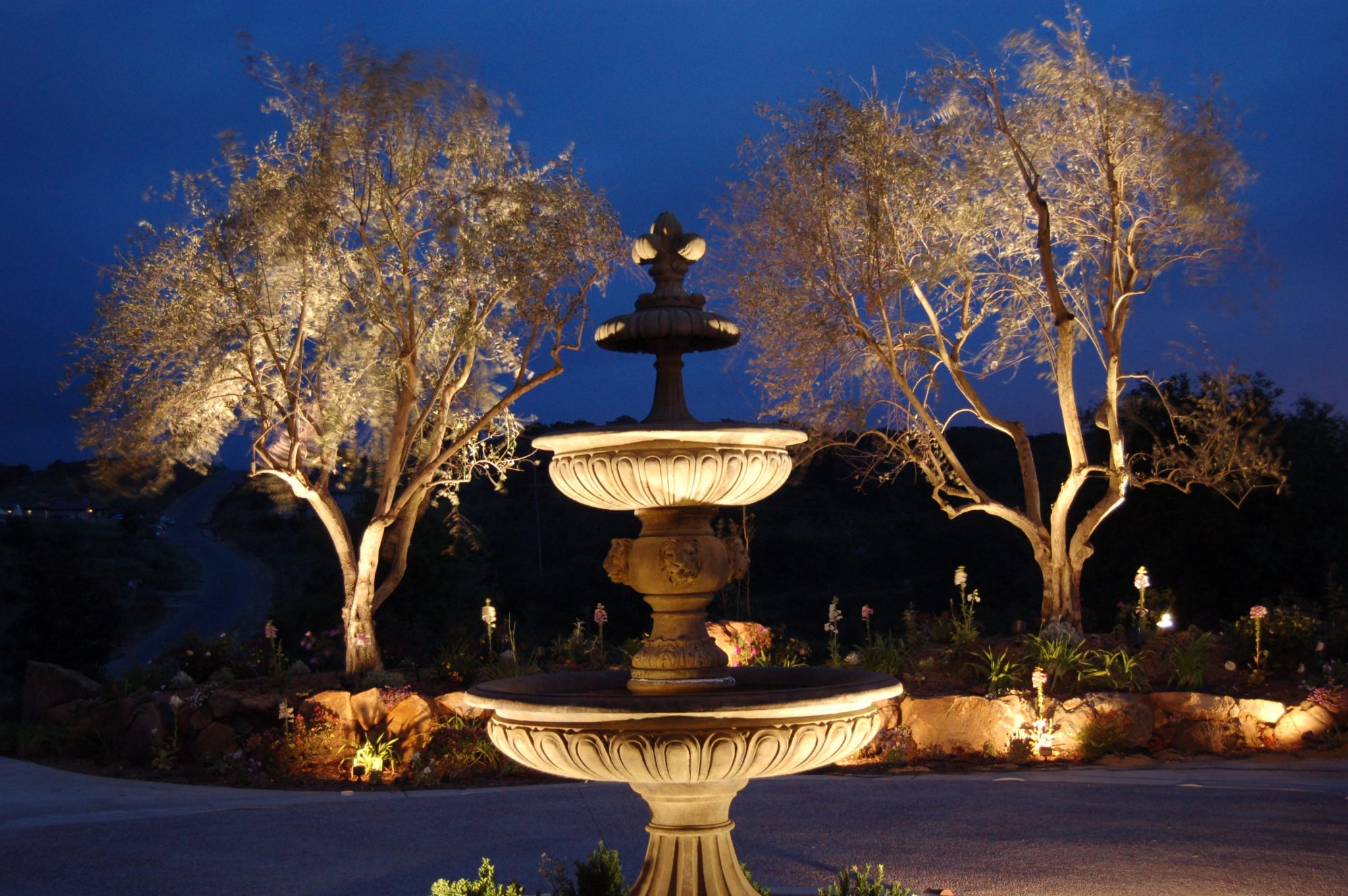 Landscape Lighting for Water Feature