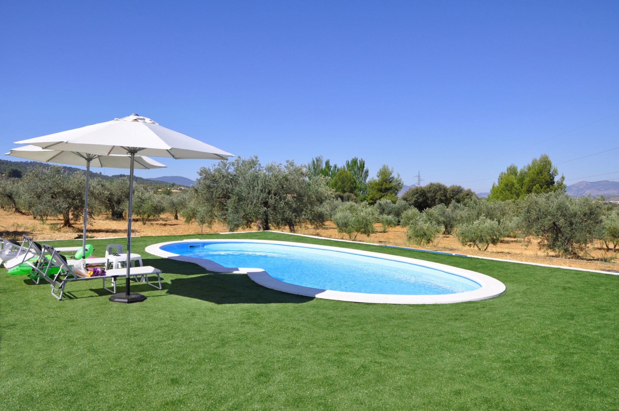 artificial grass pool areas