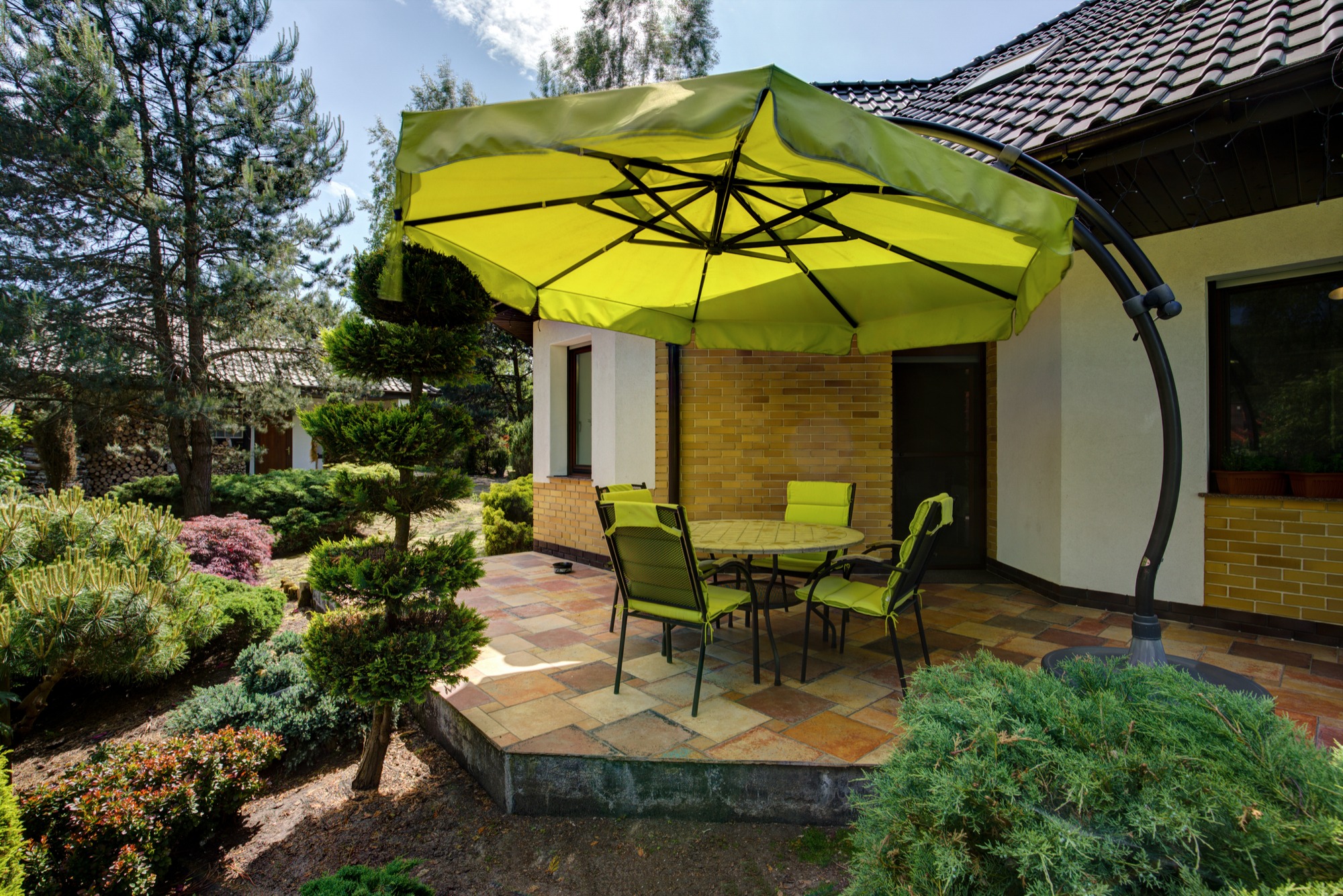 how to add outdoor shade