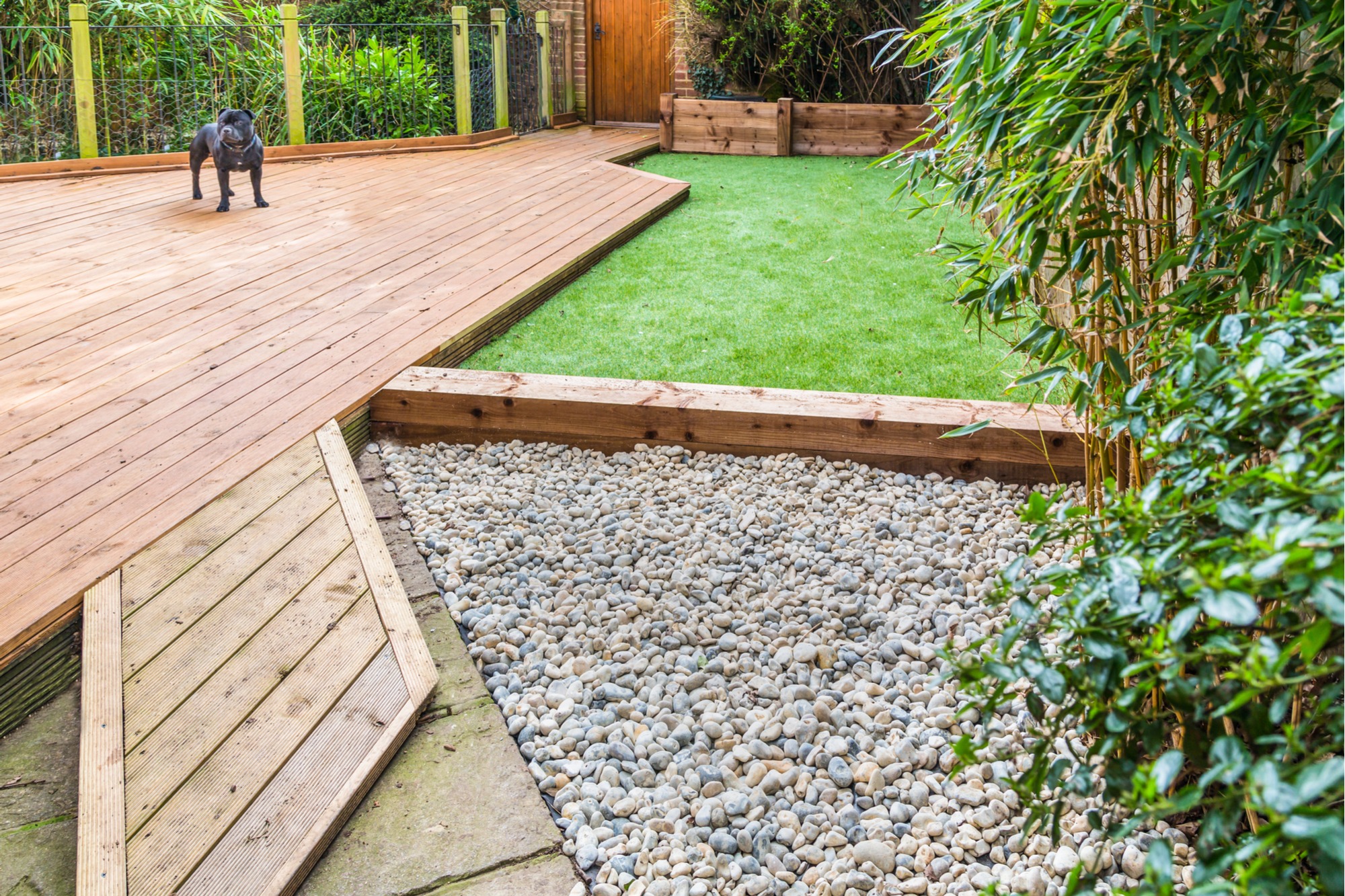 bamboo artificial grass