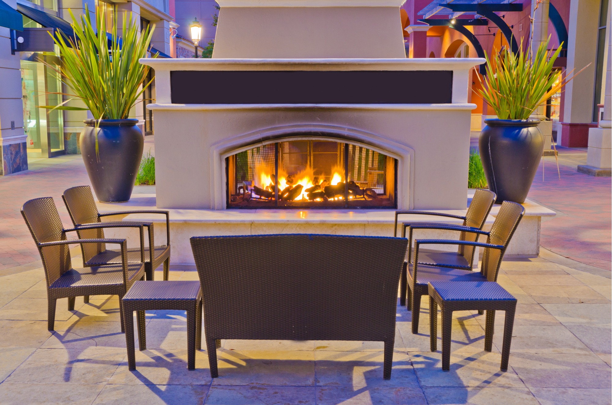 outdoor fireplaces