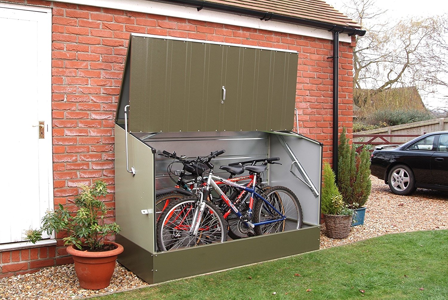Bosmere Trimetals Bicycle Storage Unit on Amazon