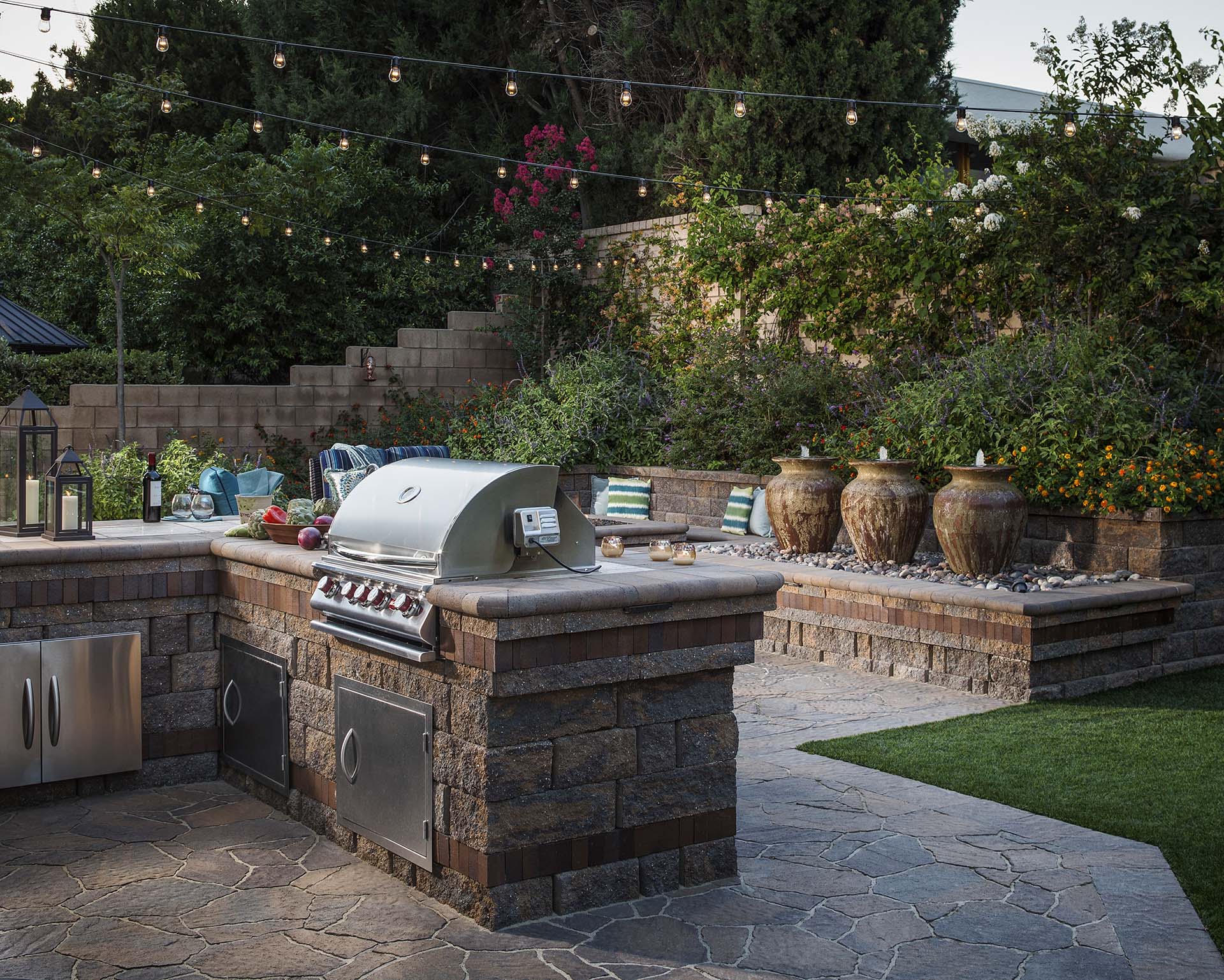 Outdoor kitchen island lights on sale