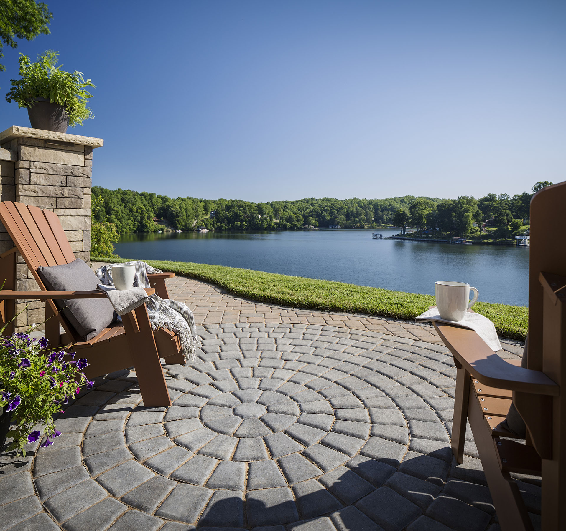 59 Beautiful Paver Patio Ideas for Your Home - Paver IDeas 45