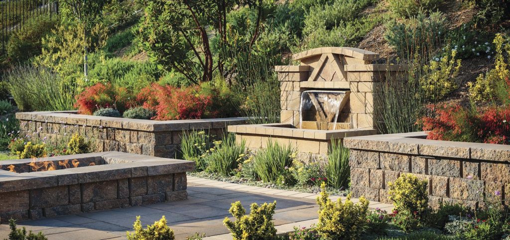 Water Feature, Retaining Walls