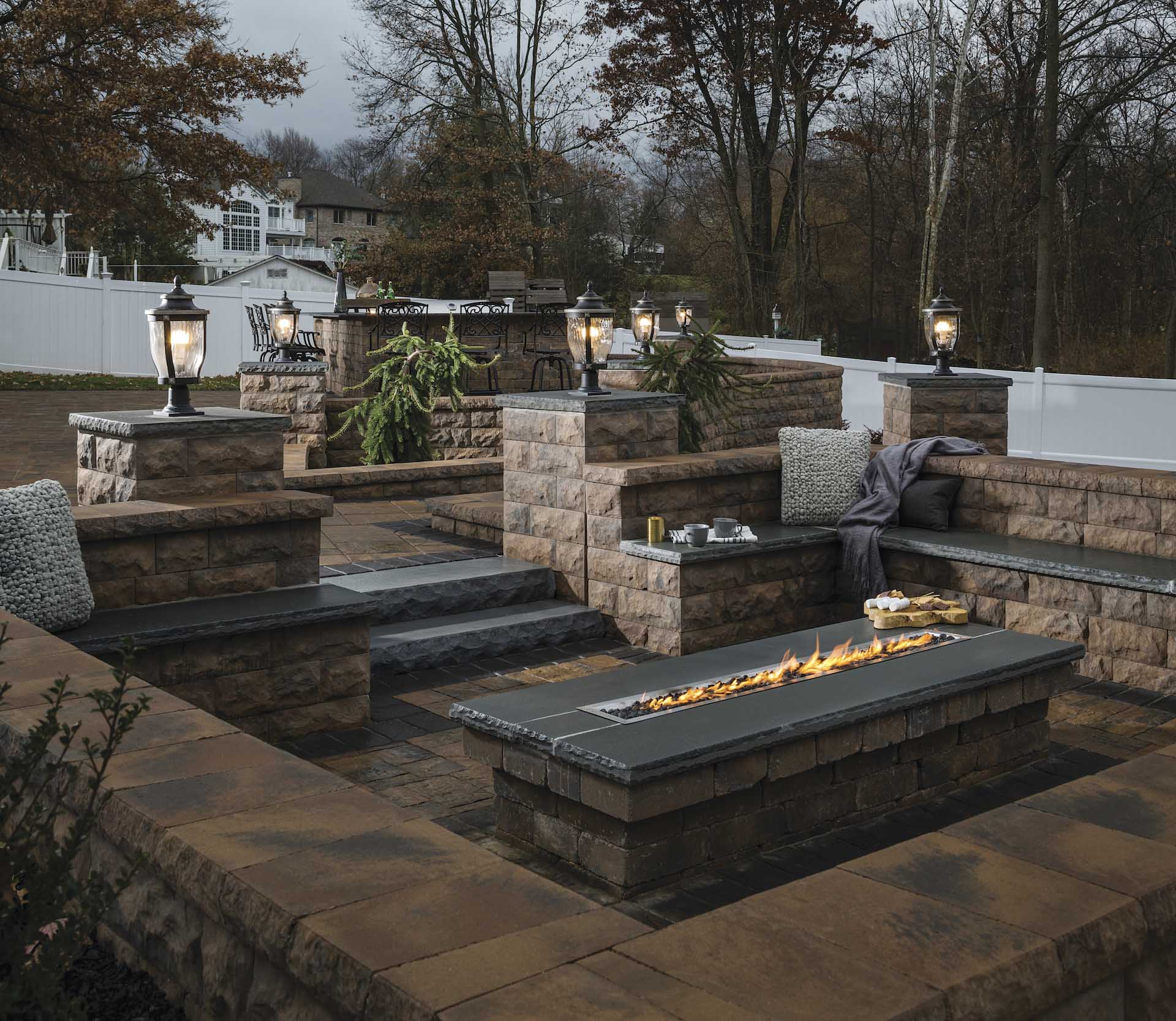 Custom Outdoor Fire Pit Installation in San Diego