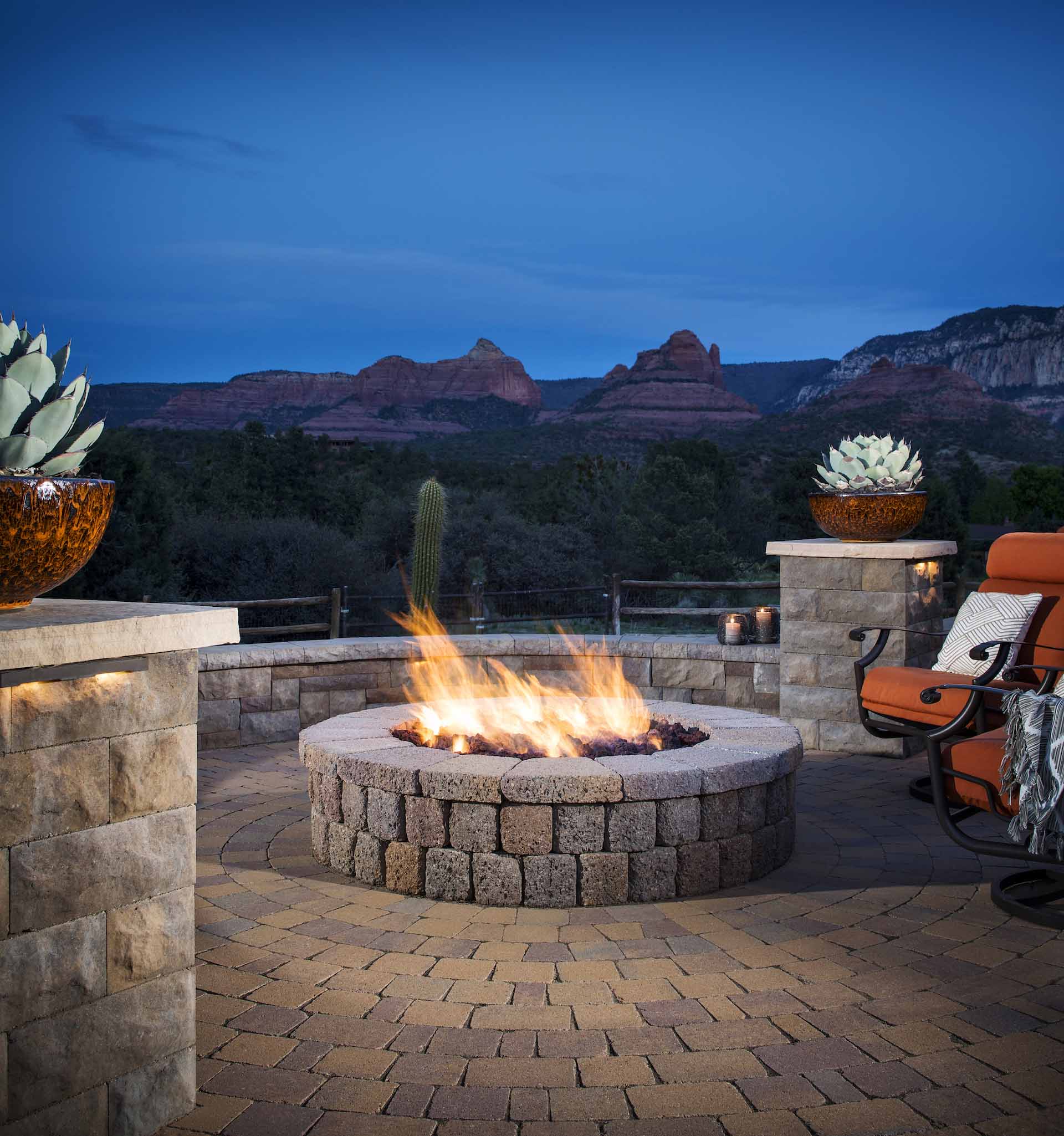 Custom Outdoor Fire Pit Installation in San Diego & Orange ...