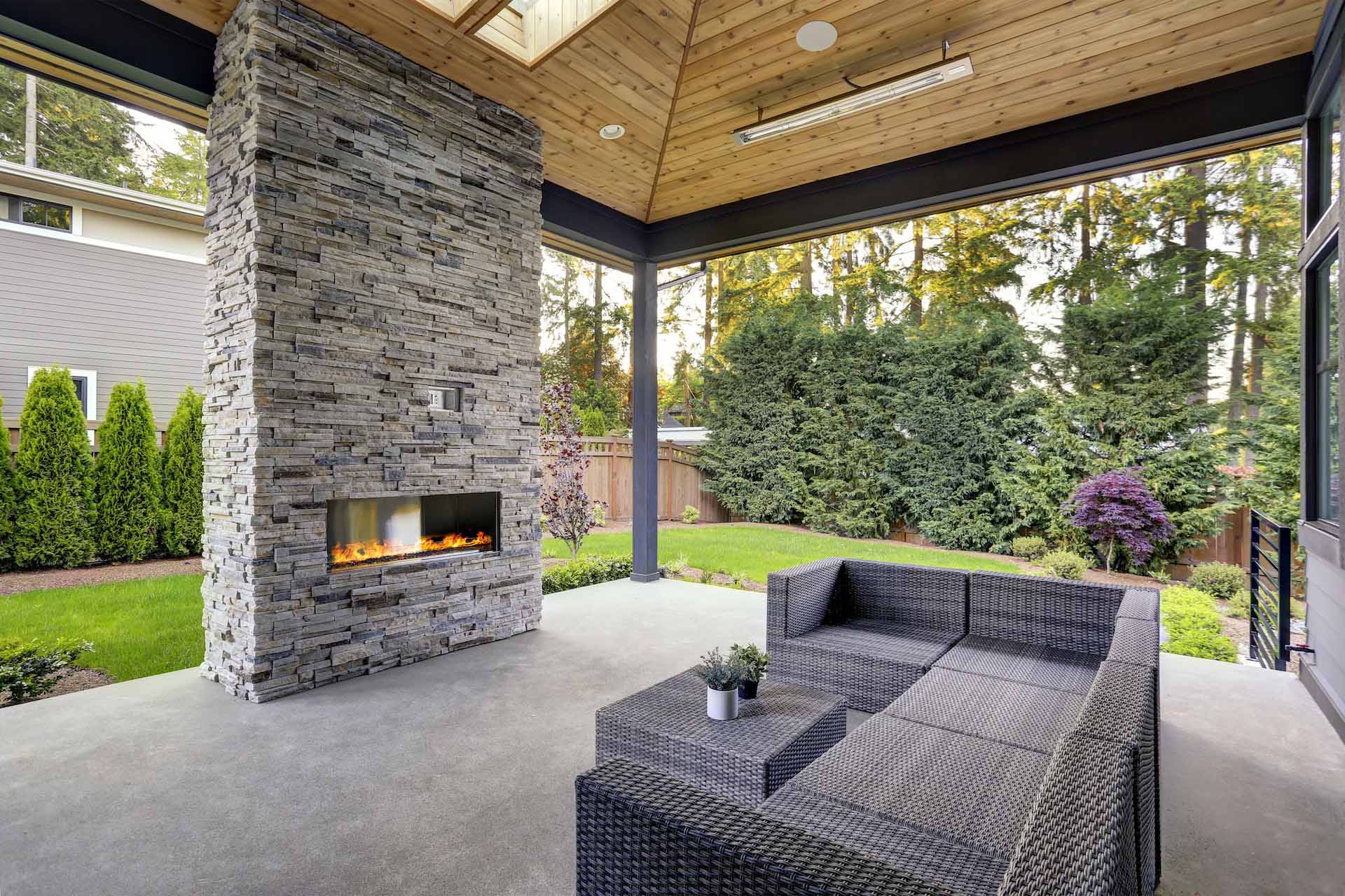 Types of Hardscapes: Concrete or Stamped Concrete