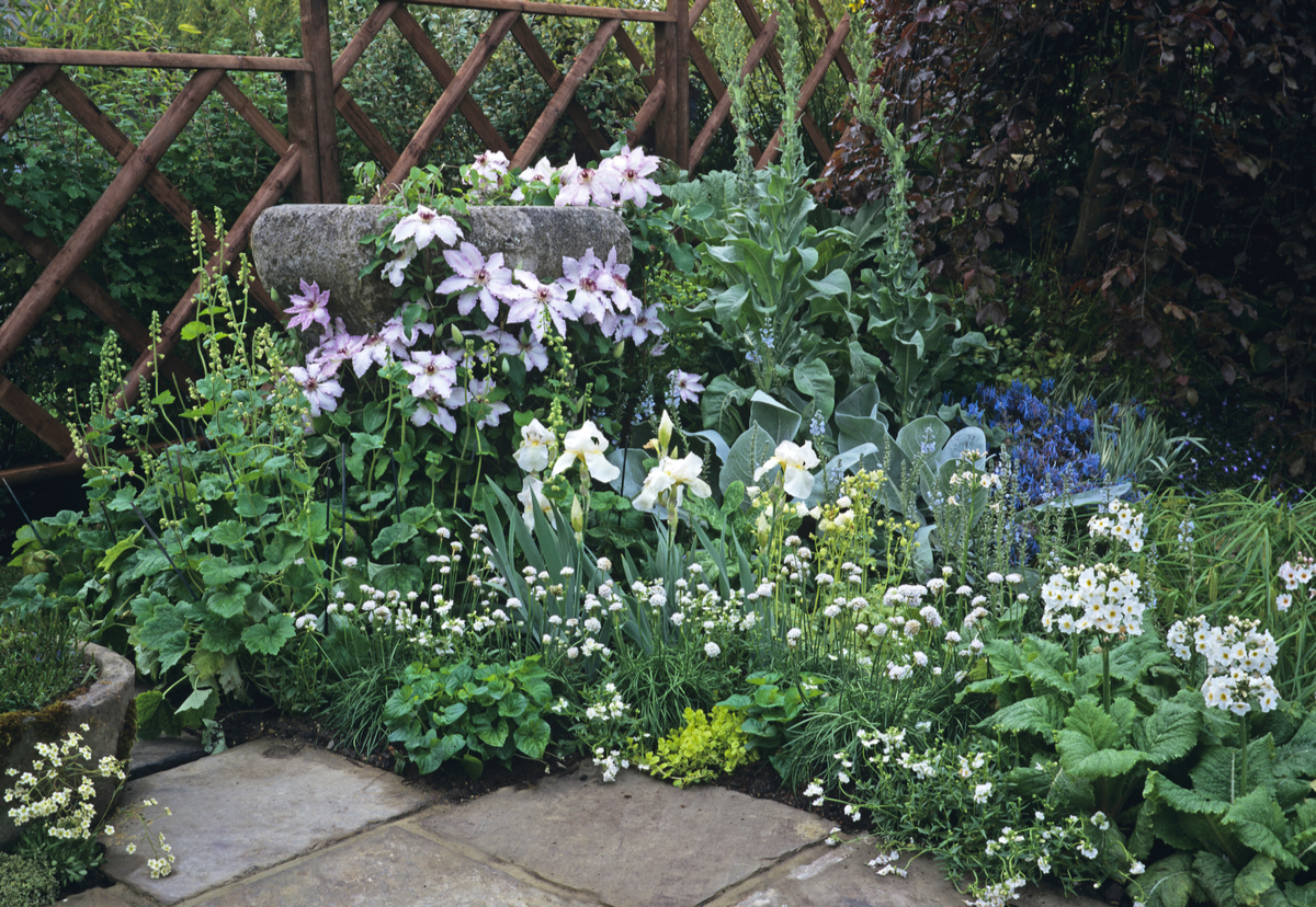 Moon Garden Flower Bed