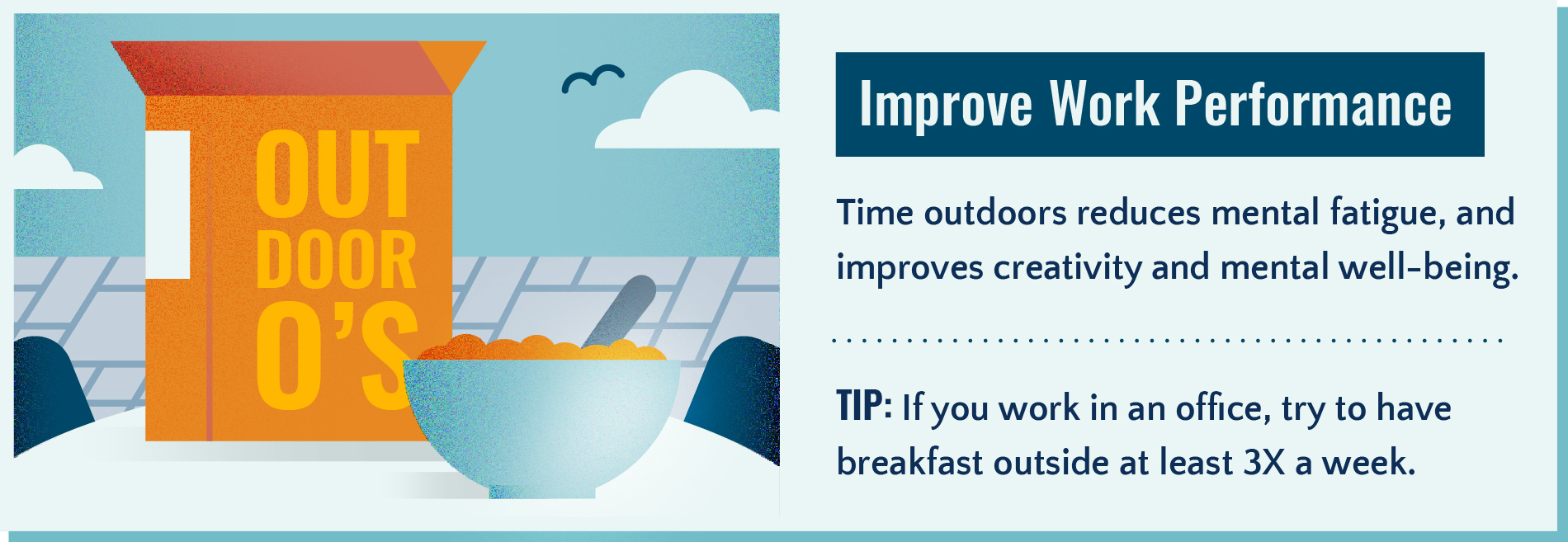 Improve Work Performance by spending time outside