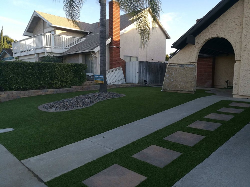 Artificial turf installation in San Diego, California by Install-It-Direct