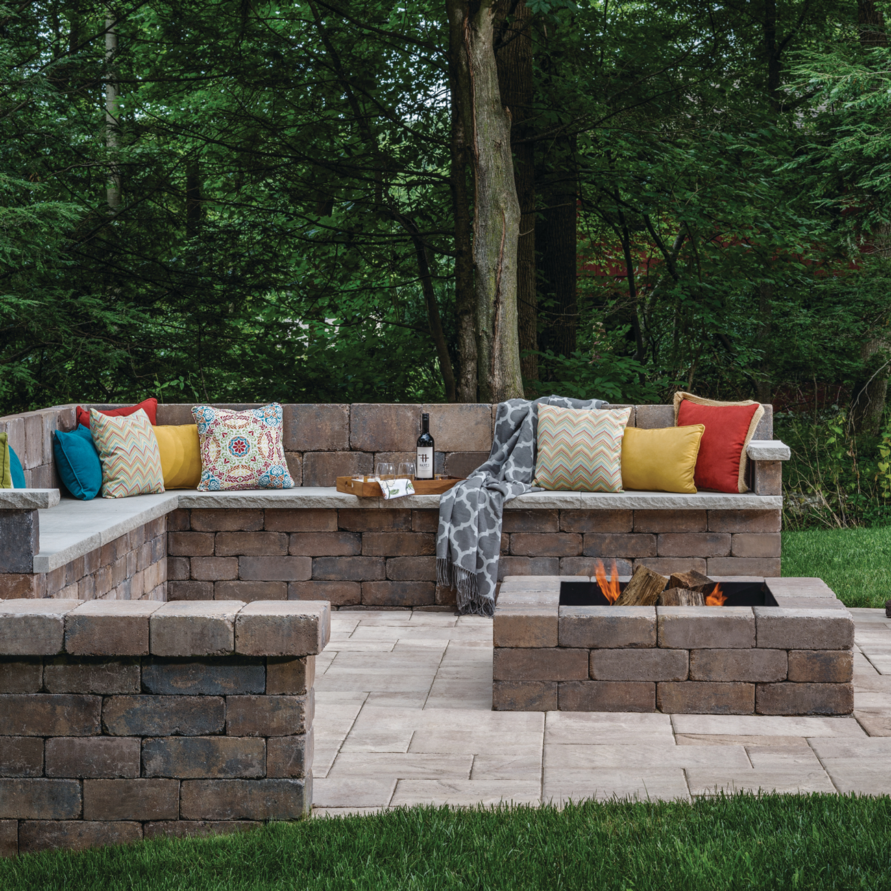 landscaping design trends fire features