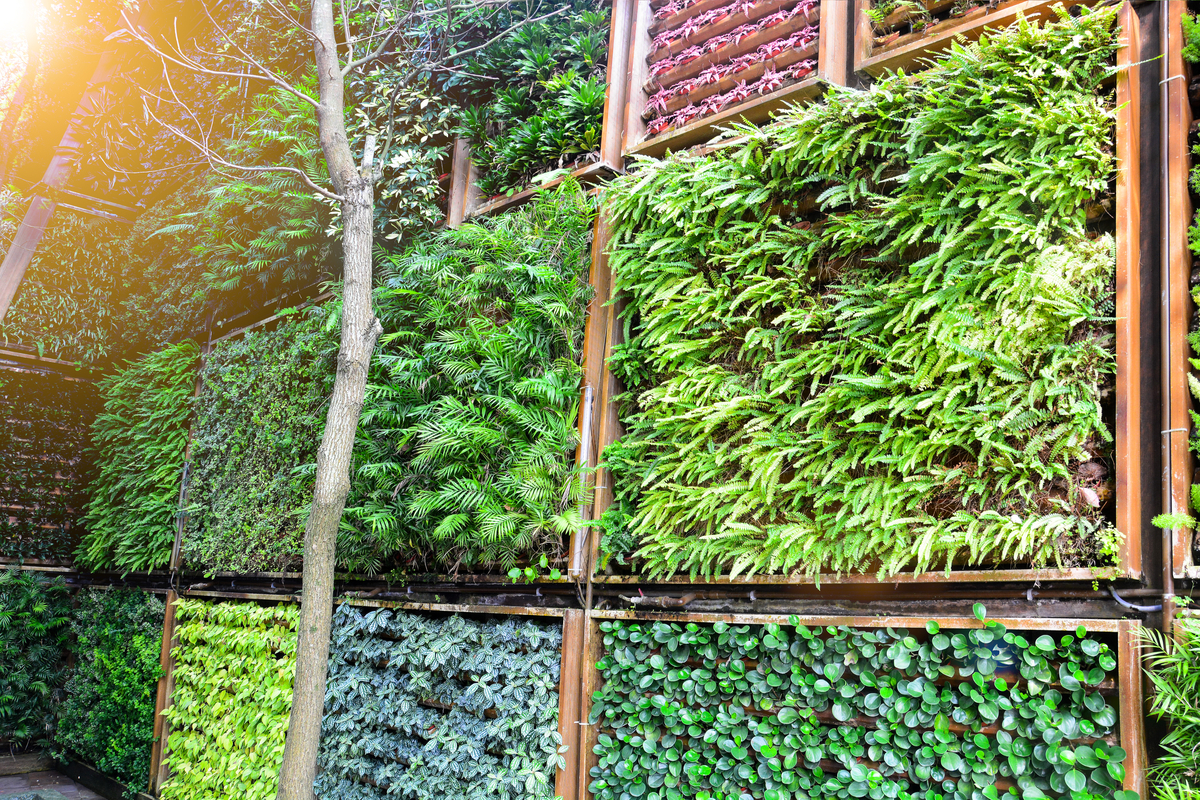 Vertical Planters with Irrigation