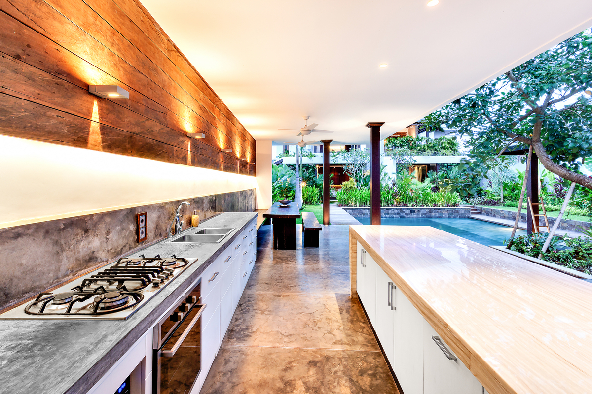 Outdoor Kitchen Countertops Ideas Concrete