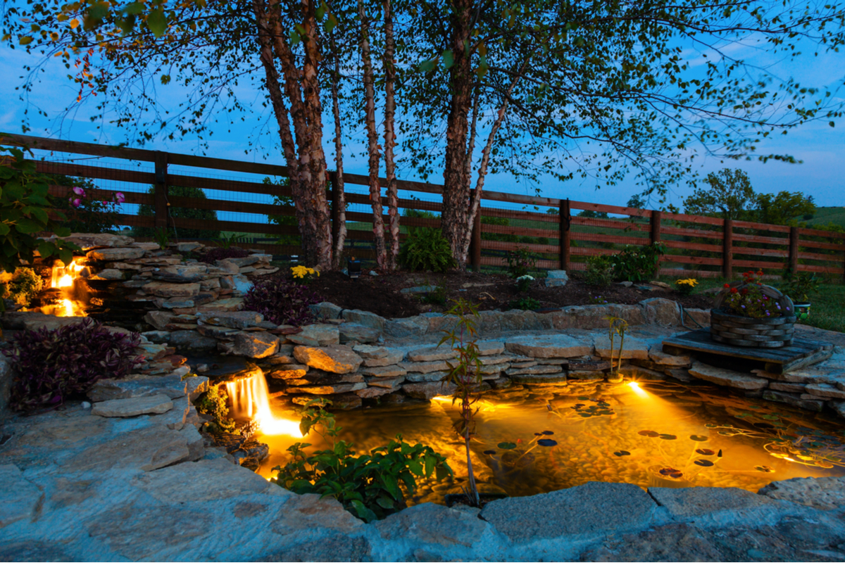 Lighting Water Features from Within