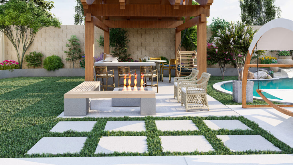 Modern Pool Landscape