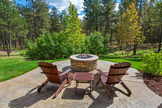 fire pit, outdoor seating