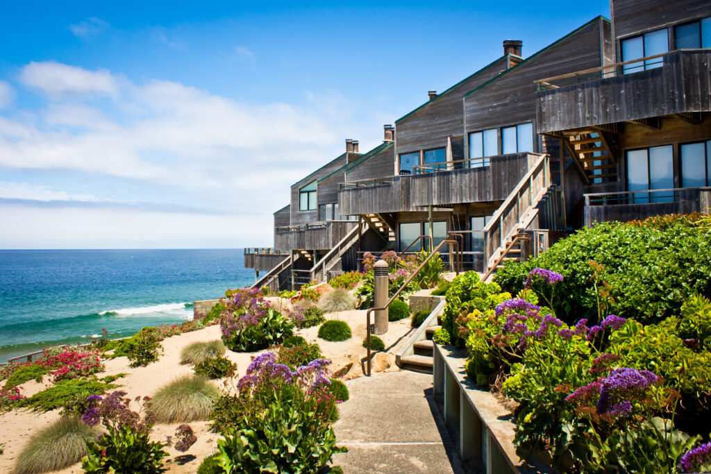Coastal landscaping in Solana Beach, CA. 