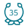 35 years icon