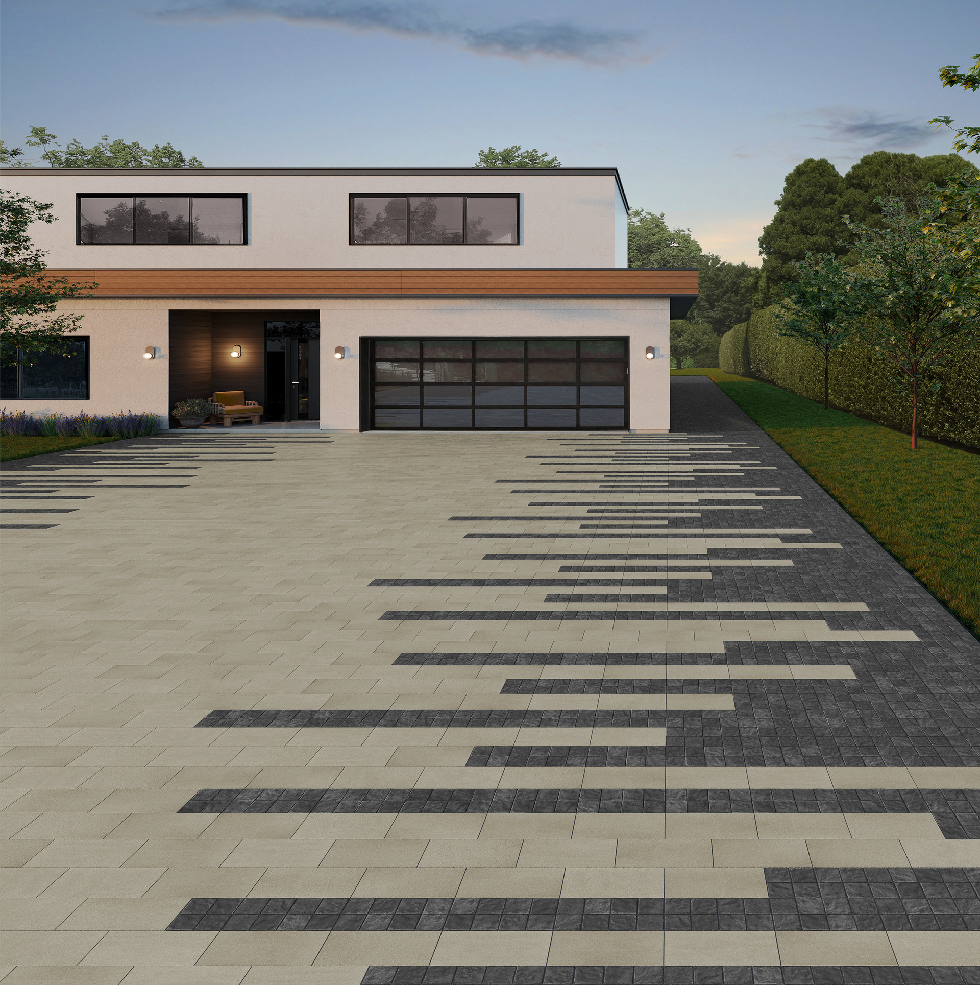 Front yard landscape contractor