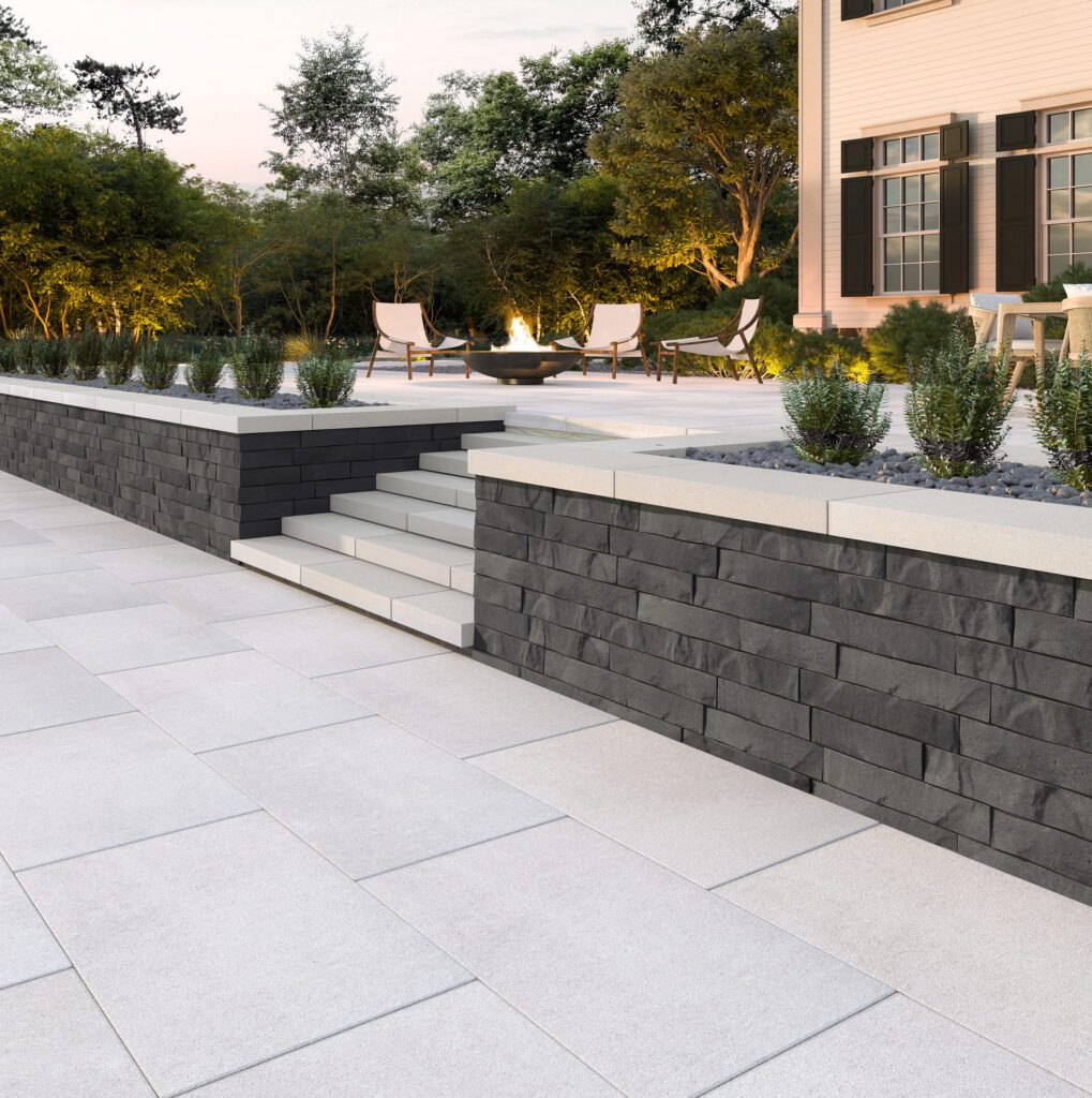 Front yard Retaining Wall