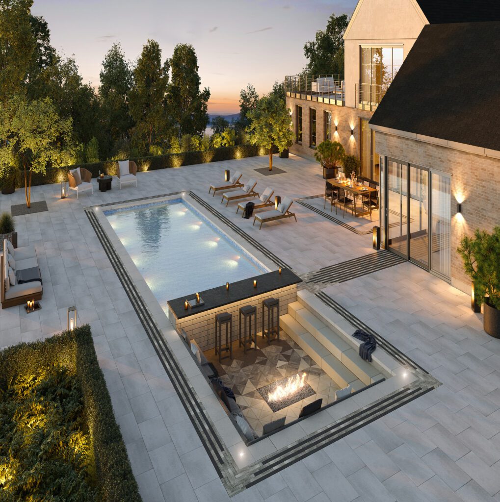 Landscape pool contractor