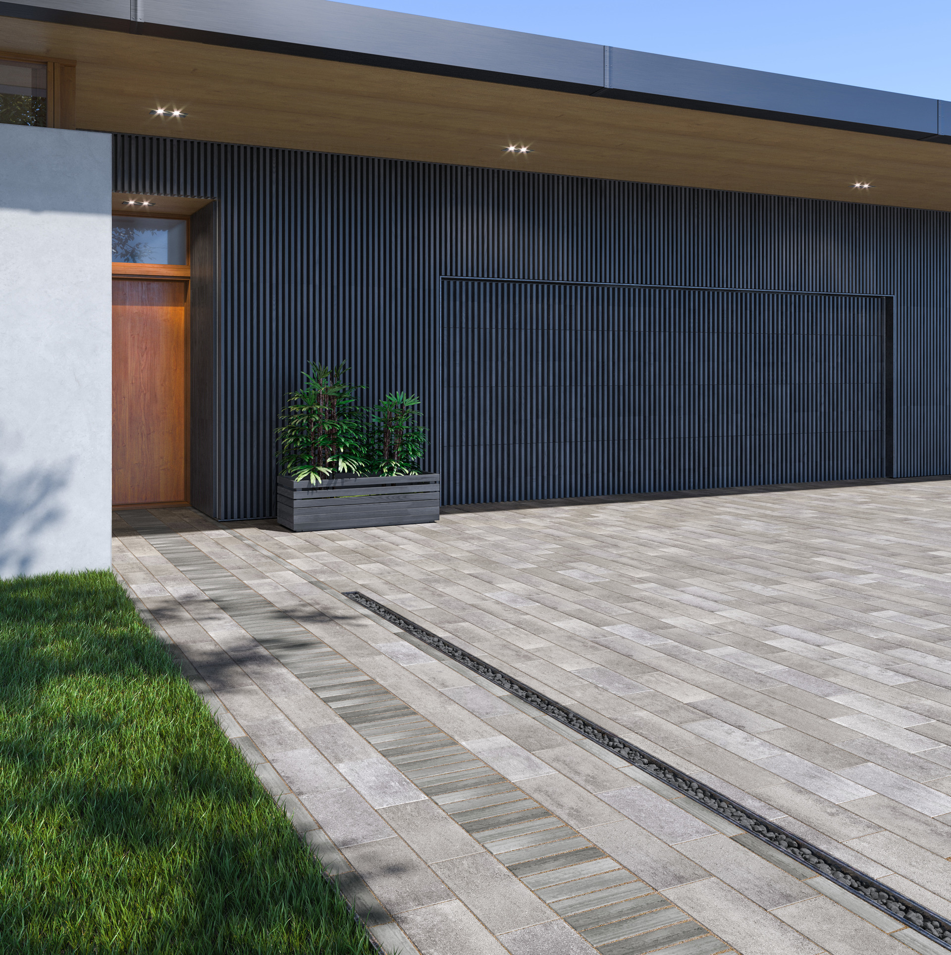 modern driveway pavers san diego
